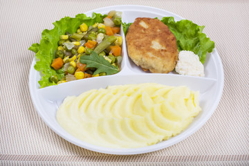 set menu for aircraft