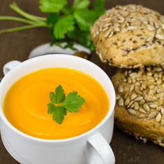 Kürbiscremesuppe