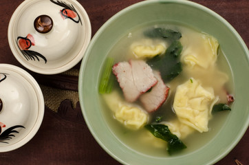 Dumplings soup