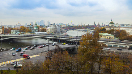 Moscow, Russia. A view from the window of the apartment