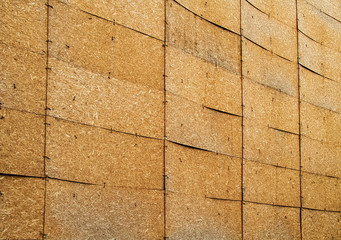 A Wall Of Oriented Strand Boards