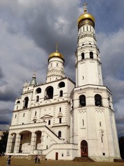Fototapeta na wymiar Ivan the great, bell-tower in Moscow kremlin
