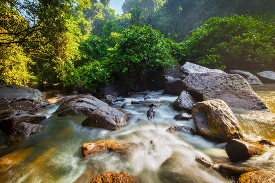 Tropical waterfall