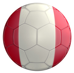 Fototapeta premium Peru Soccer Ball