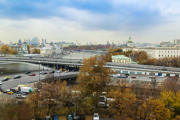 Moscow, Russia. A view from the window of the apartment