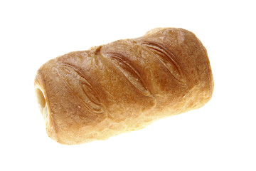 Bakery product photographed on isolated on white background