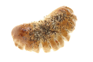 Bakery product photographed on isolated on white background