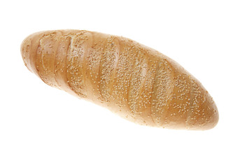 Bread photographed on isolated on white background