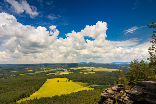 Blick Von Lilienstein