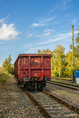 Fototapeta na wymiar DDR Eisenbahngelände