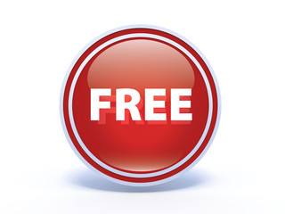 free circular icon on white background
