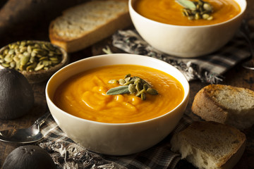 Homemade Autumn Butternut Squash Soup