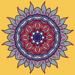 Circle ornament, ornamental round lace