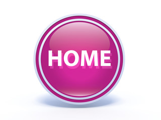 home circular icon on white background