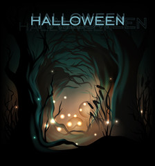 Halloween design template background