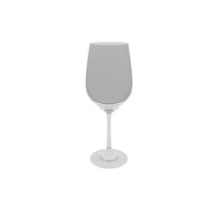Glass -Wine- Grey