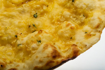Naan with cheese and garlic