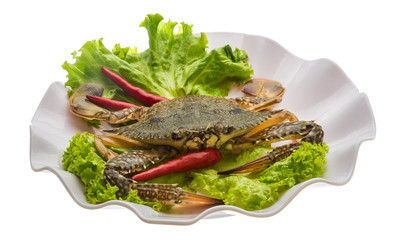 Raw crab