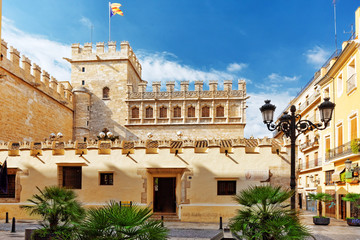 Historical place- Silk Exchange of Valencia.Spain. © BRIAN_KINNEY