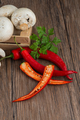 Red hot chili peppers