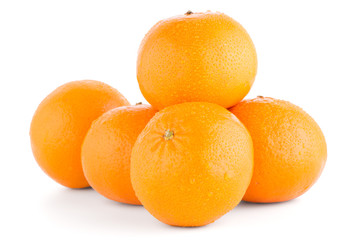 Ripe tangerine or mandarin