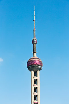 Shanghai Oriental pearl TV tower.