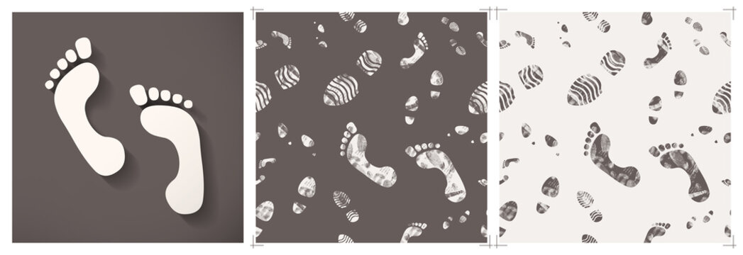 Footprints Pattern