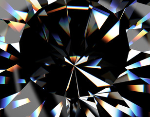 Background of jewelry gemstone. Facet