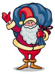 Santa Claus with big sack