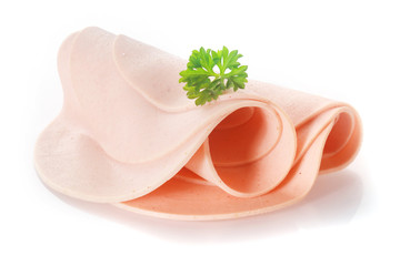 Clean Cut Rolled Fresh Ham - obrazy, fototapety, plakaty