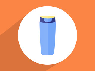 Shampoo ,Flat design style