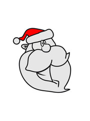 Weihnachtsmann witzig mütze