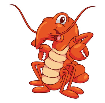 Lobster Funny Cartoon