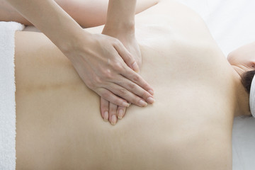 Fototapeta na wymiar Back massage