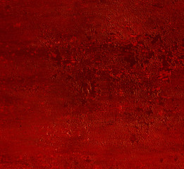 red background