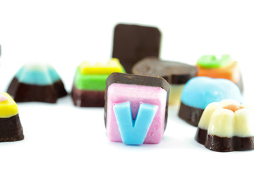 Chocolate letter