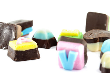 Chocolate letter