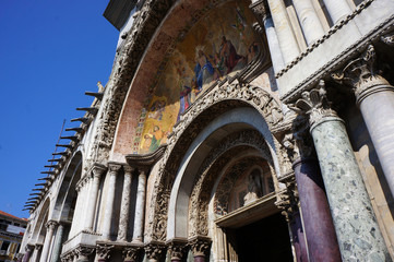 Arch of the Cathedral of St. Mark in Venice