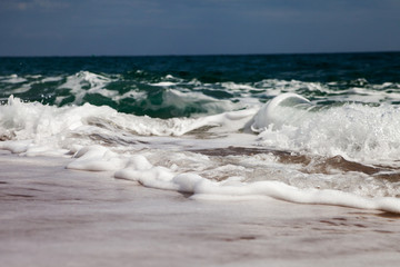 Fototapeta premium Foamy wave.