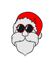 Weihnachtsmann weihnachten sonnenbrille