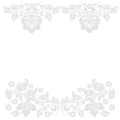 Vector abstract floral design elements