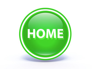 home circular icon on white background