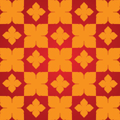 Line Thai art Vector artistic of traditional line thai.