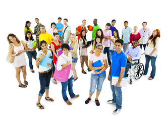 Fototapeta premium Multi-ethnic group of people