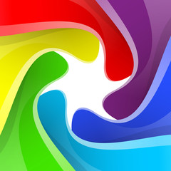 Colorful rainbow camera shutter background