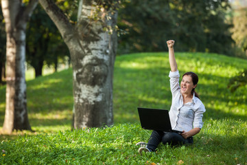 laptop woman