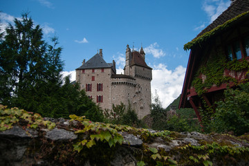 Fototapeta na wymiar Chateau du Menthon St Bernard