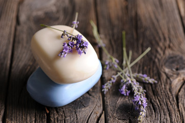 Lavender and solid soap