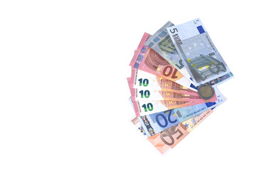 Obraz na płótnie Canvas euro notes