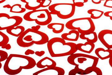 Valentine hearts background